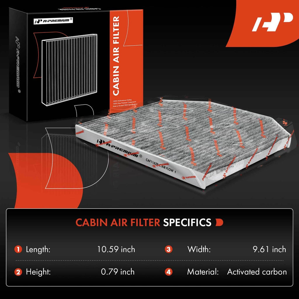 Activated Carbon Cabin Air Filter for Chevrolet Caprice SS (2014-2017)