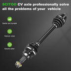 CV Axle Drive Shaft Set of 2 for Honda Rincon 650 (2003–2005) TRX650FA