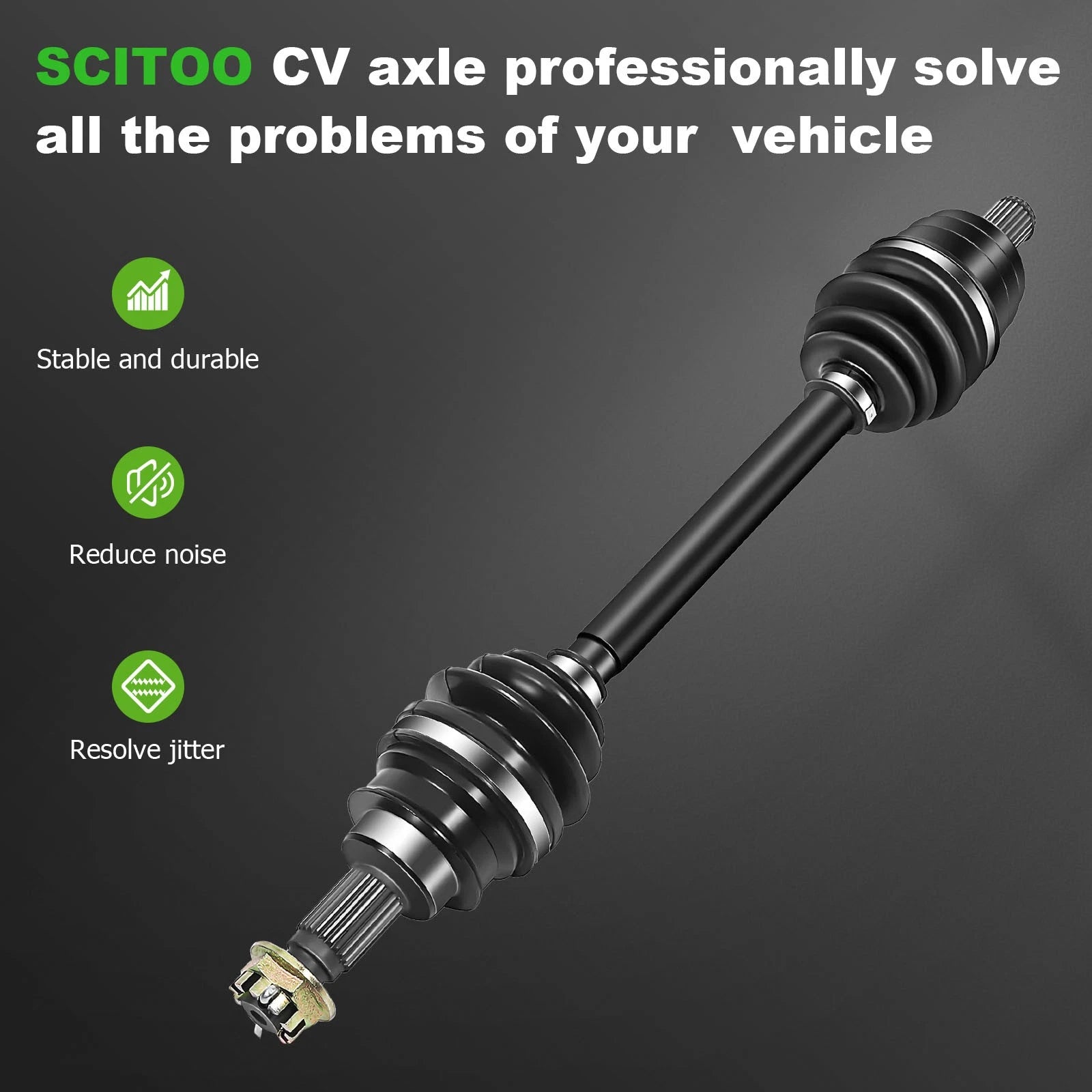 CV Axle Drive Shaft Set of 2 for Honda Rincon 650 (2003–2005) TRX650FA