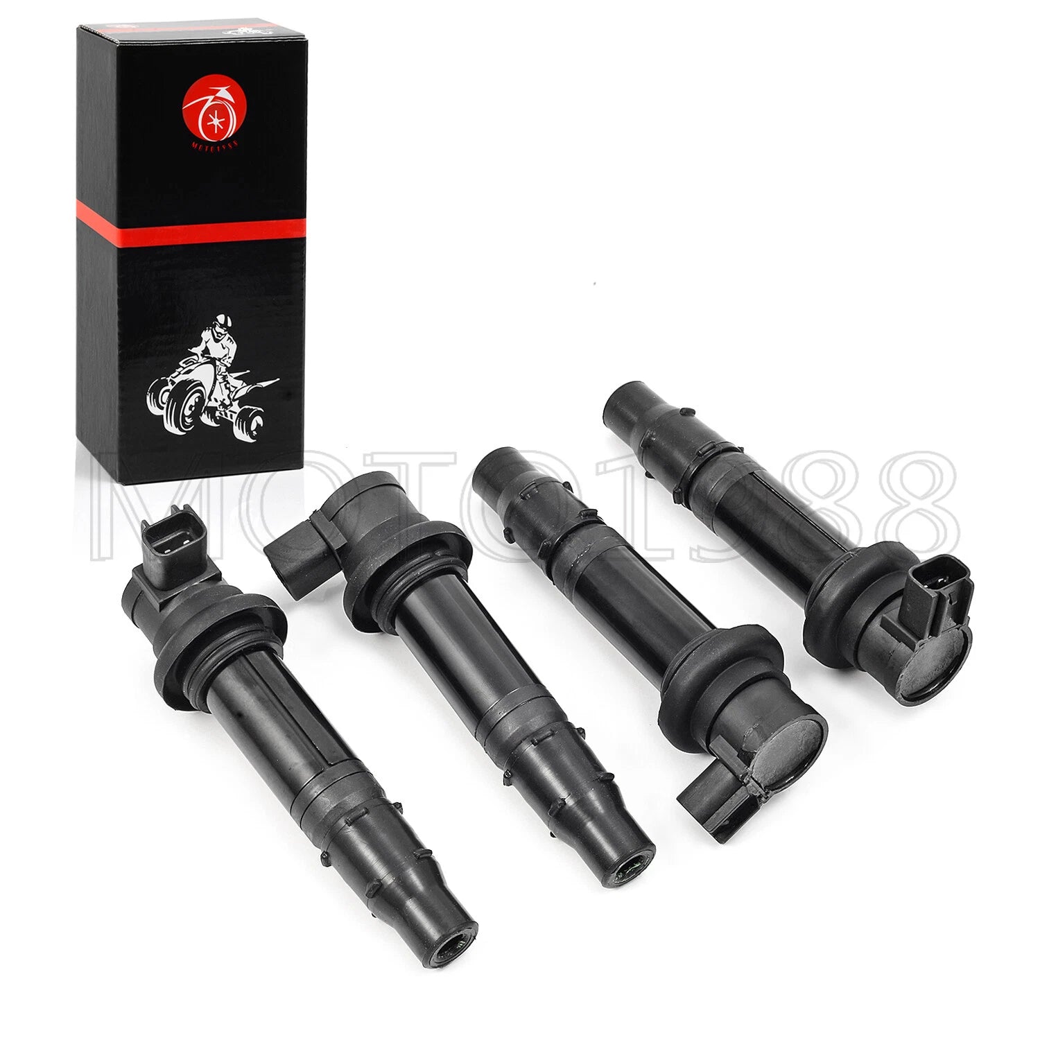 4X Ignition Coil 5VY-82310-00-00 for Yamaha FZ1 V-MAX 1700 YZF-R1 YZF-R6 (2001–2023)