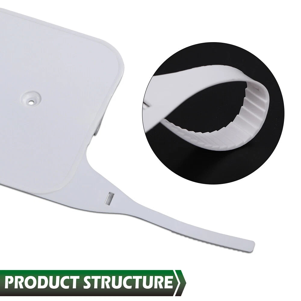 Front Number Plate for Honda XR70R XR80R XR100R (1987–2000) - White Plastic