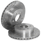 Front Disc Brake Rotors Drilled Slotted for Ford Falcon AU Fairmont (1998-2000)