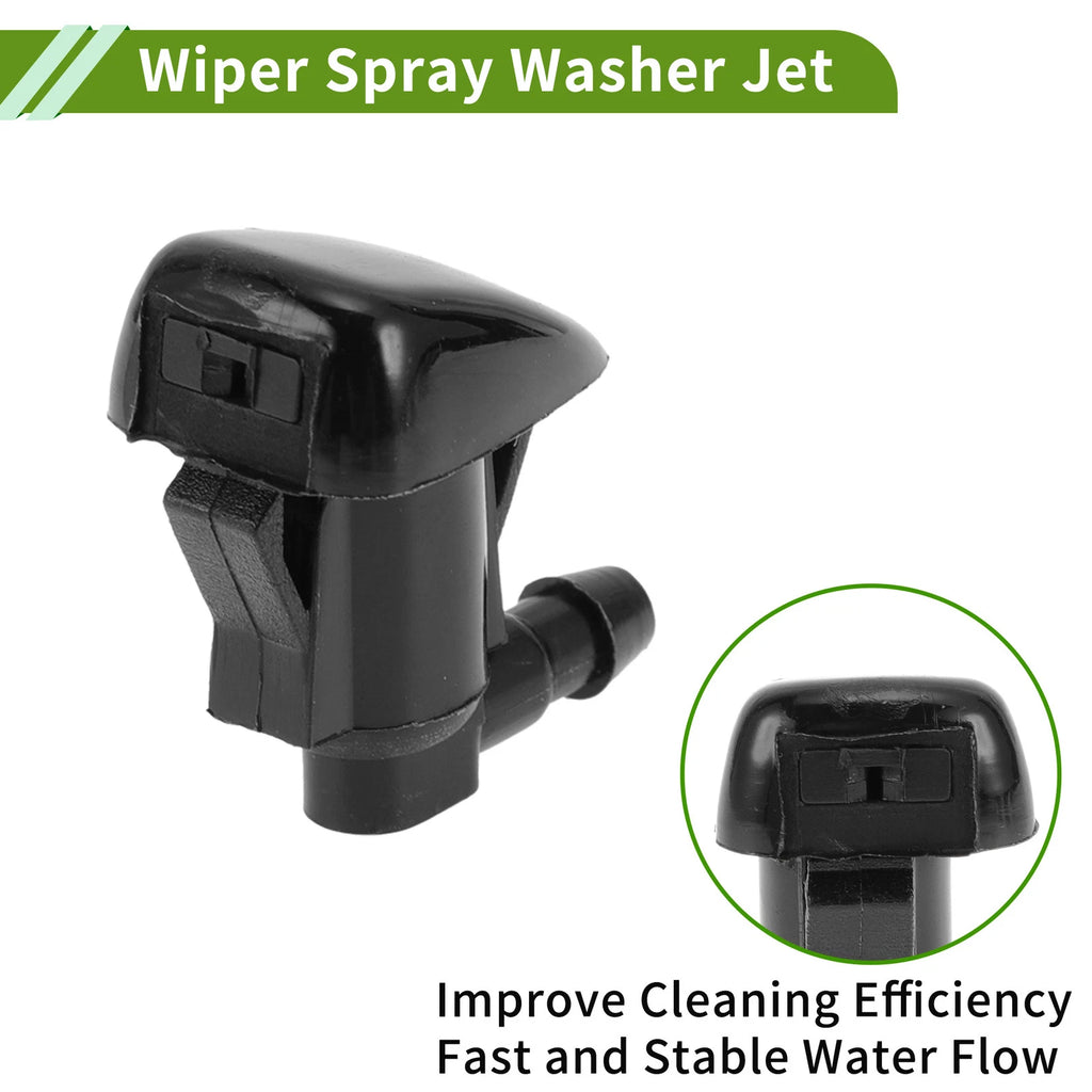 Set of 1 Windshield Washer Nozzle with Hose Connector for GMC  No.15247800