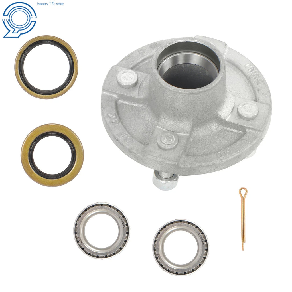 Set of 4 Trailer Hubs for 2000lb Spindle (1" or 1.0625")