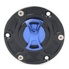 Fuel Gas Tank Cap Cover for Aprilia RS125 RS250 RSV1000 Tiger 800 Blue