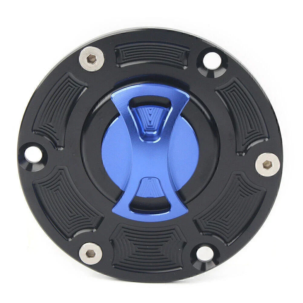 Fuel Gas Tank Cap Cover for Aprilia RS125 RS250 RSV1000 Tiger 800 Blue