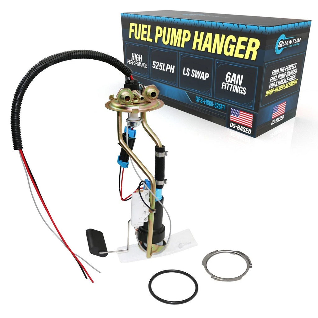 Fuel Pump +AN Hanger for Chevy C10 (1975–1986) F90000267 TCD470 525LPH