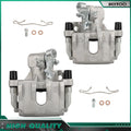Set of 2 Rear Brake Calipers w/Bracket for Ford EcoSport (2018–2020) & Focus (2012–2018)