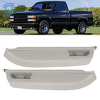 Set of 2 Inner Door Armrests for Chevrolet GMC C1500 (1990–1994) Gray
