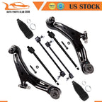 Set of 8 Front Lower Suspension Control Arms with Ball Joints for Santa Fe (2001–2006)