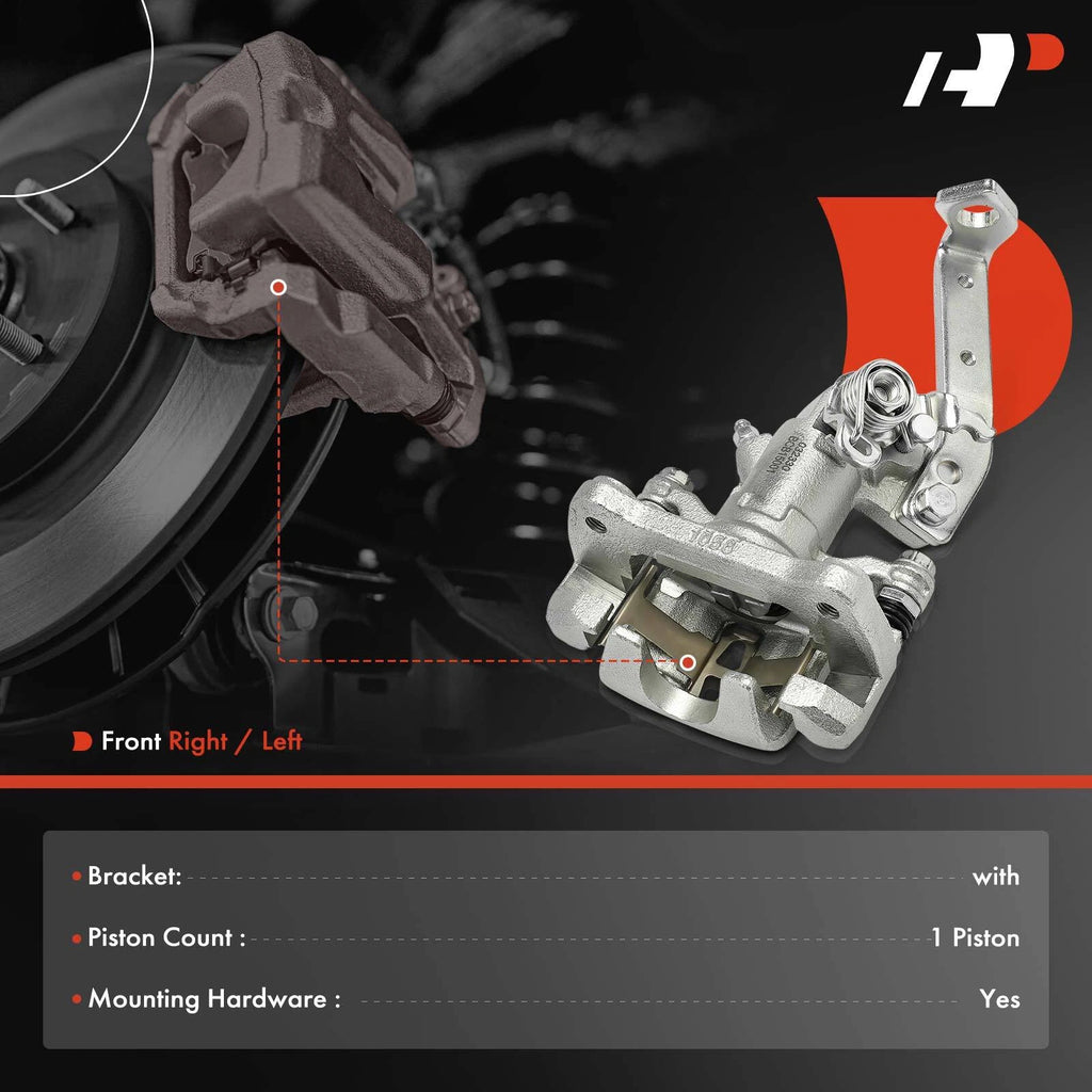 Pair Rear Disc Brake Caliper for Honda Big Red 700 MUV700 (2009–2013)