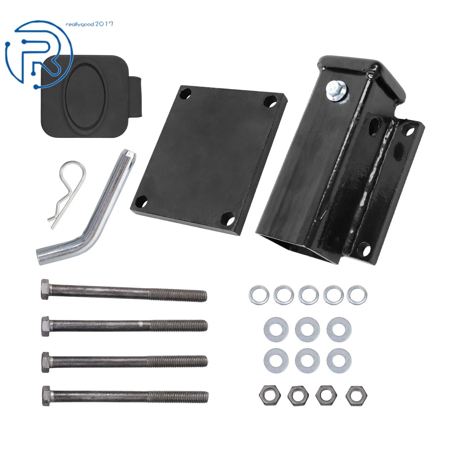 2 Inch Receiver Bracket for Square Bumper (4"-4.5")