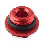 CNC Oil Filler Cap Plug Red for Yamaha YZ 80 85 125 WR250F WR450F