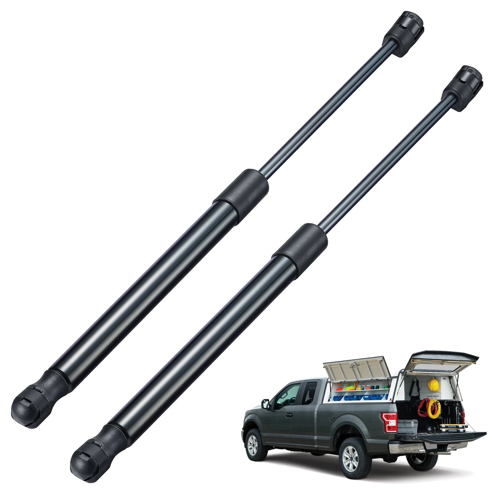 16" 200N Gas Struts for Truck Pickup Topper Door ToolBox Lid (2010–2015)