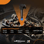 Engine Coil Kit for Honda Pilot Ridgeline Acura MDX ZDX RDX (2008–2013)