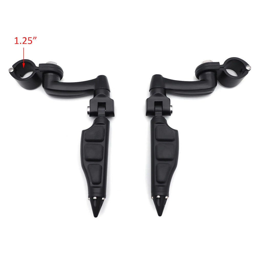1.25" Arched Stiletto Spike FootPeg for Harley Suzuki (Fits )