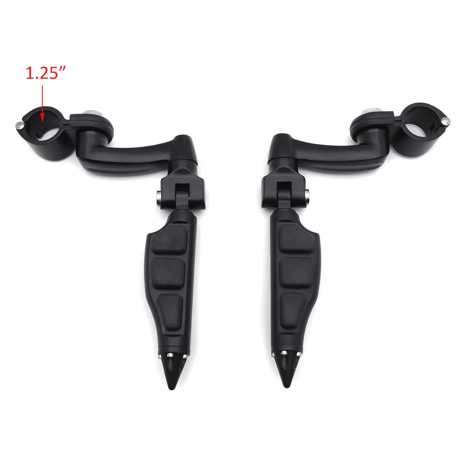 1.25" Arched Stiletto Spike FootPeg for Harley Suzuki (Fits )