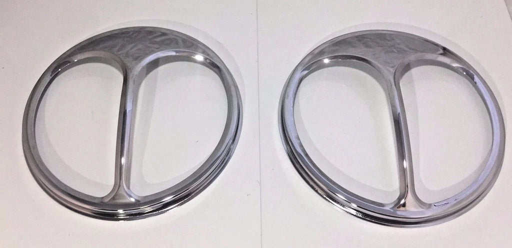 7 Inch Catseye Headlight Covers Pair for Hot Rod Rat Rod (Universal)