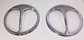7 Inch Catseye Headlight Covers Pair for Hot Rod Rat Rod (Universal)