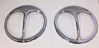 7 Inch Catseye Headlight Covers Pair for Hot Rod Rat Rod (Universal)