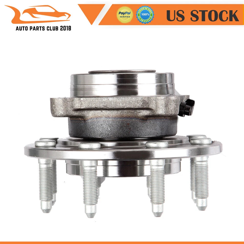 2 Front Wheel Hub Bearing Assembly for Chevrolet Silverado GMC Sierra 2500 3500 (2001–2019)