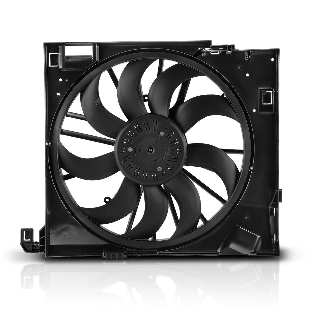Radiator Cooling Fan Assembly for Jaguar XF XKR XJR575 XJ (2010–2019)