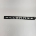 Chrome Gloss Silver Nameplate Door Letter Emblem for Silverado (2007–2018)