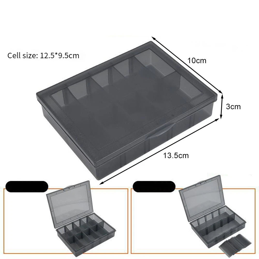 Tool Parts Box with Removable Dividers for Custom Storage