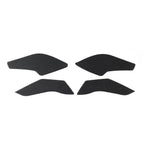 Set of 4 Side Tank Traction Grip Knee Pads Rubber Black for Suzuki GSX8S (2023–2023)