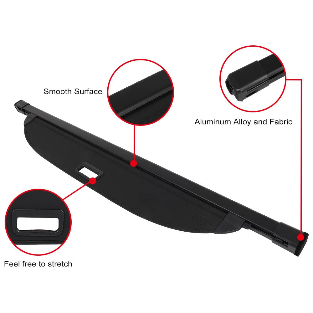 Retractable Rear Cargo Security Trunk Cover for Kia Telluride (2020–2024)