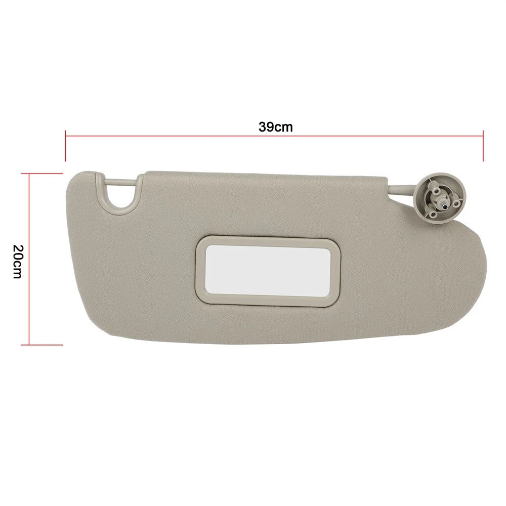 Right Sun Visor for Dodge Ram (2002-2010) Non-Illuminated Extendable