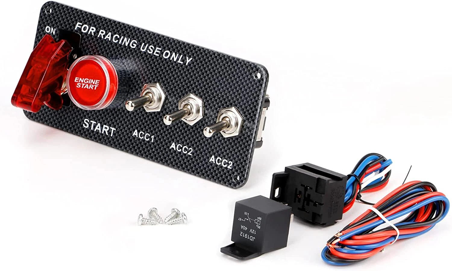 5-in-1 Ignition Switch Panel for Racing Car Marine (12V)