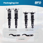 BFO Coilovers for Mazda Miata MX-5 (1990–2005) Front Adjustable Spring Kit
