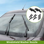 Set of 1 Windshield Washer Nozzle with Hose Connector for Honda (No. 76810TP6A01)