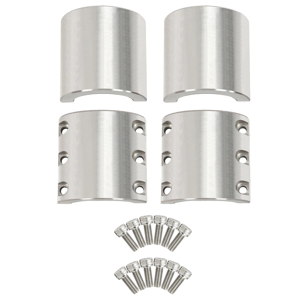 Set of 2 Tube Clamps for Universal Roll Cage 2" OD