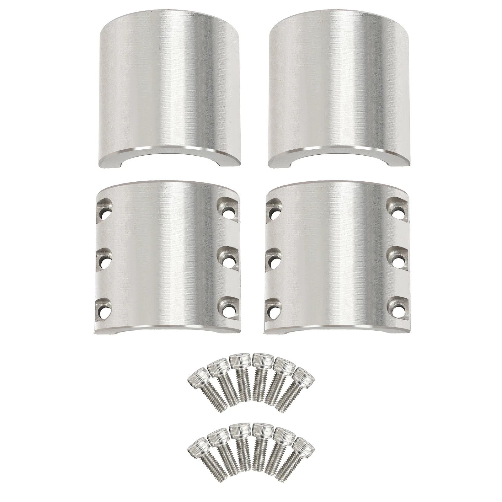 Set of 2 Tube Clamps for Universal Roll Cage 2" OD