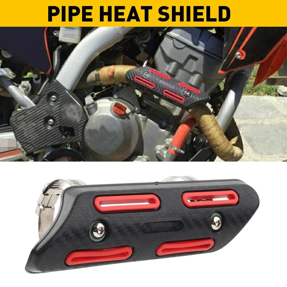 Carbon Fiber Heat Shield for KTM, Suzuki, Honda (Universal)