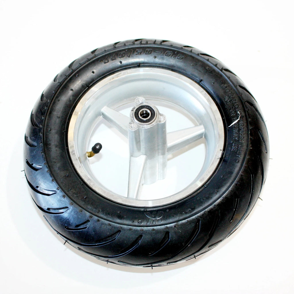 Rear Back Wheel + Road Tyre for 49cc Mini Pocket Rocket PIT Bike (110/50-6.50)