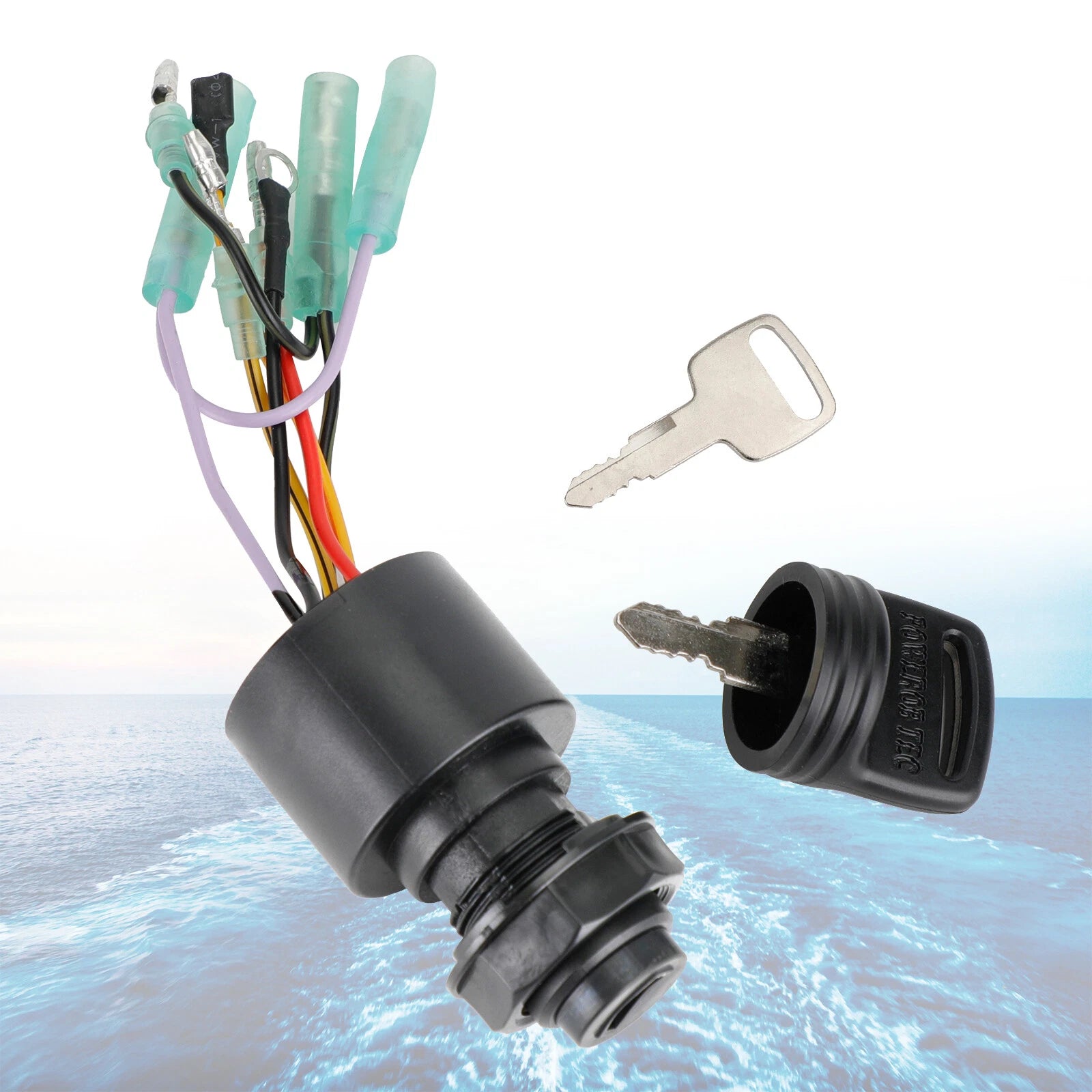 Ignition Key Switch for Mercury Outboard Control Box (87-17009A5)