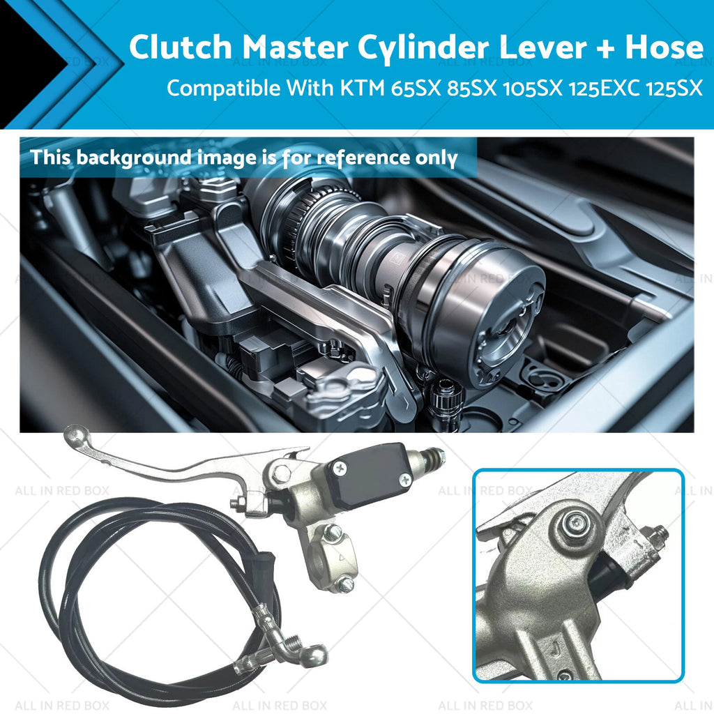 Clutch Master Cylinder Lever + Hose for KTM 65SX 85SX 105SX 125EXC 125SX (2000–2023)