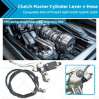 Clutch Master Cylinder Lever + Hose for KTM 65SX 85SX 105SX 125EXC 125SX (2000–2023)