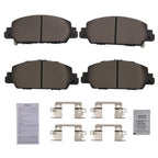 Set of 4 Front Ceramic Brake Pads for Honda Accord (2013–2023) D1654