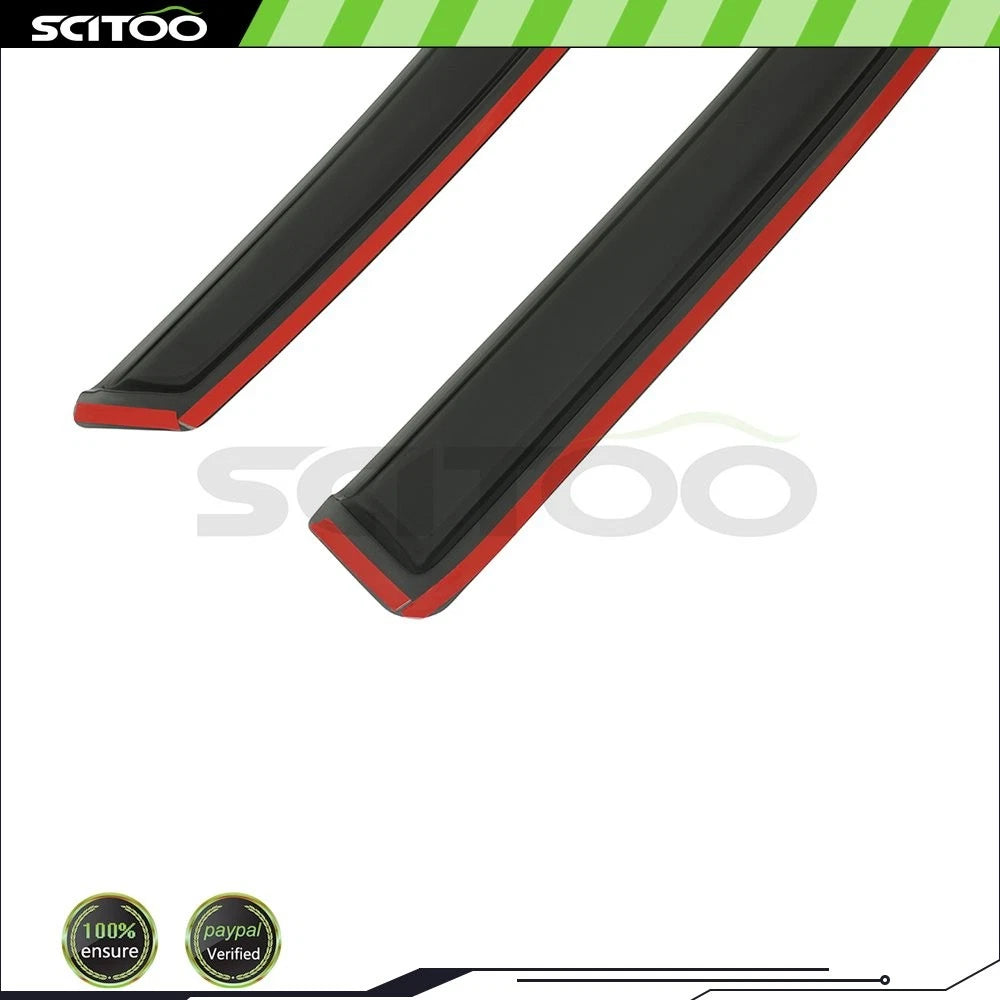 Sun/Rain Guard Tape-On Window Visors for Ford F-150 (2004–2014)