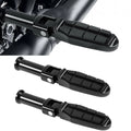 Black Rear Passenger Foot Pegs for Harley Softail Standard (2018–2025)