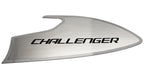 2pc Door Badges w/Black "Challenger" Inlay for 2015-2023 Dodge Challenger