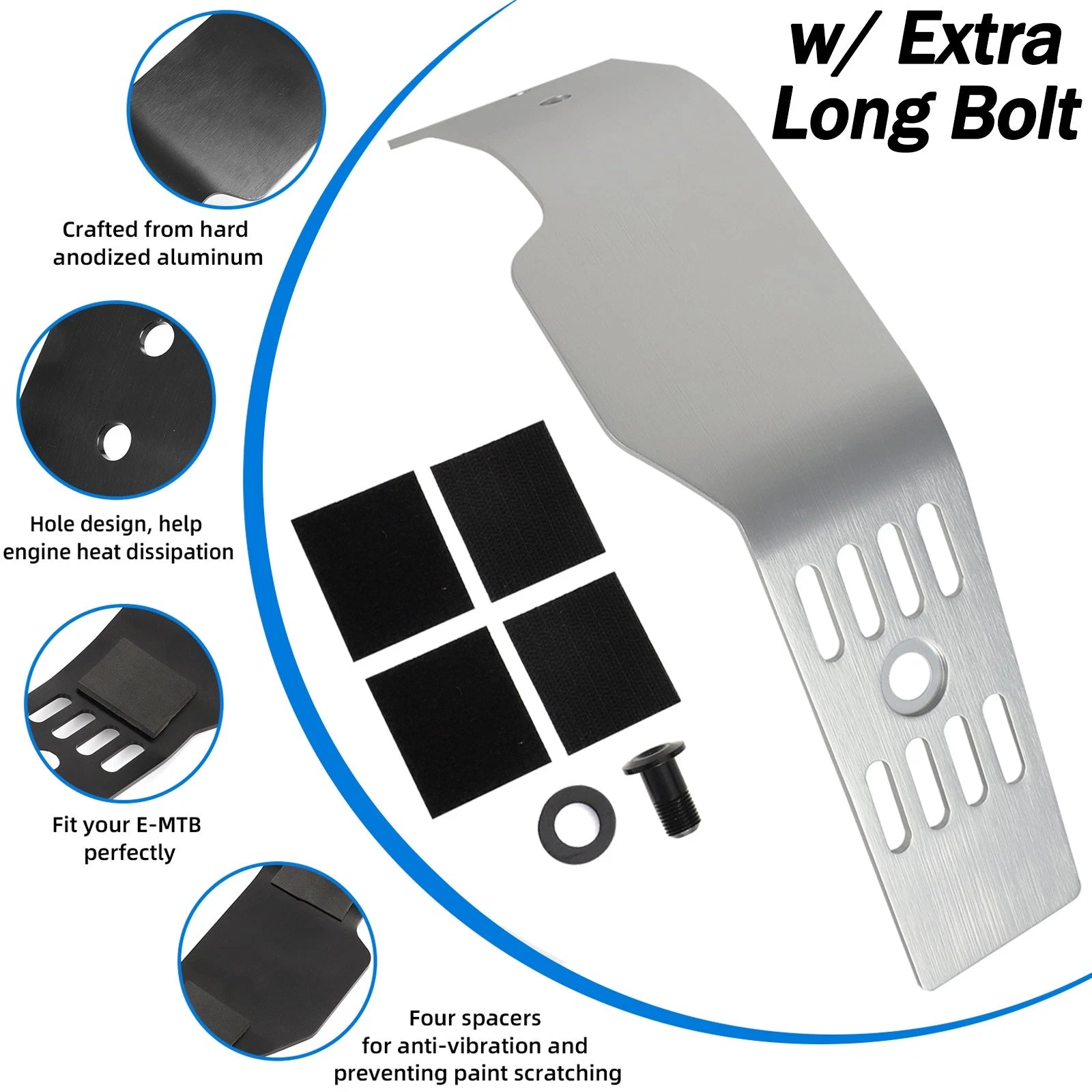Bash Guard for Specialized Levo (2022–2024) Hard Aluminum & Longer Bolt