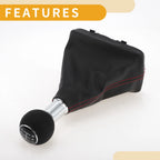 5 Speed Gear Shift Knob with Cover for Audi A4 (2000–2008)