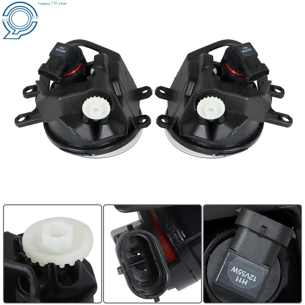 Set of 2 Fog Lights for Toyota Corolla S (2014–2016)