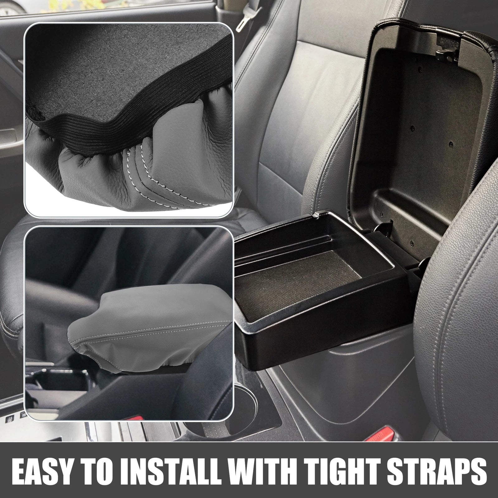 Armrest Cover Trim for Honda Accord (2013–2017) Gray