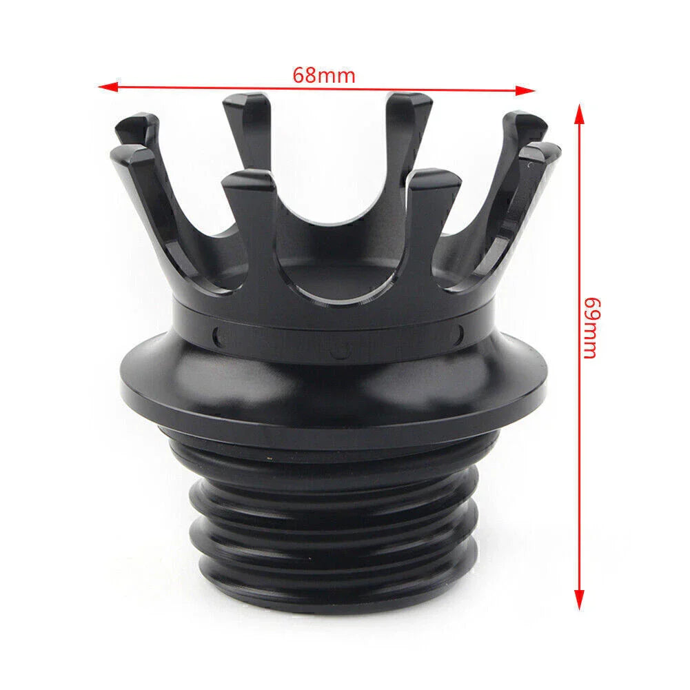 Gas Cap Fuel Tank Cover for Harley Sportster Dyna Road King (2004-2023)